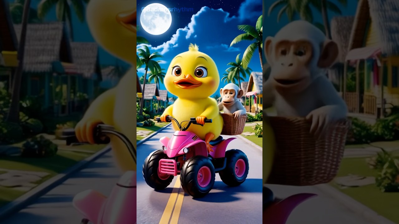 Duck🐤rescues MONKEY🙈 