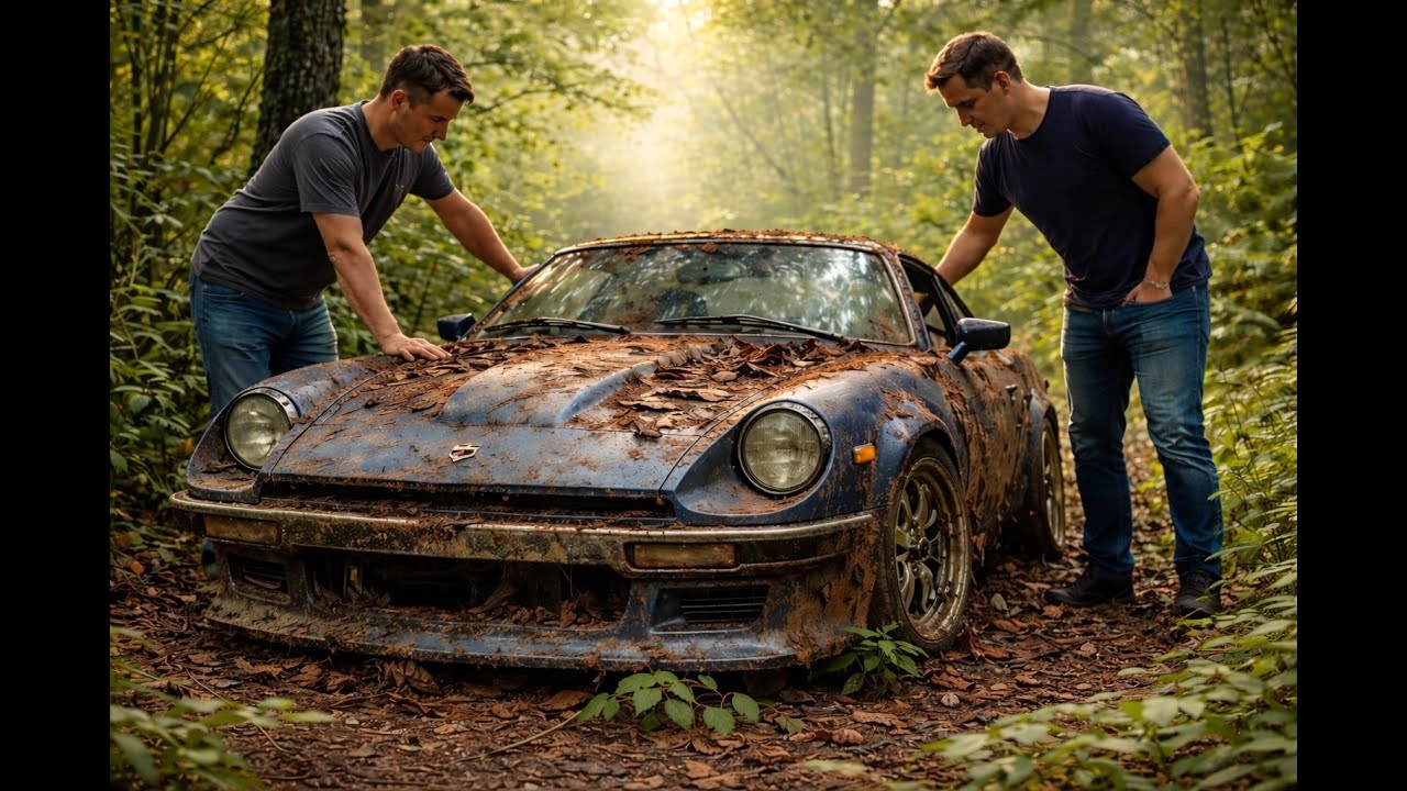 "We Found a $1000 Abandoned 1985 Metallic Blue Classic Sports Car in the Jungle!"