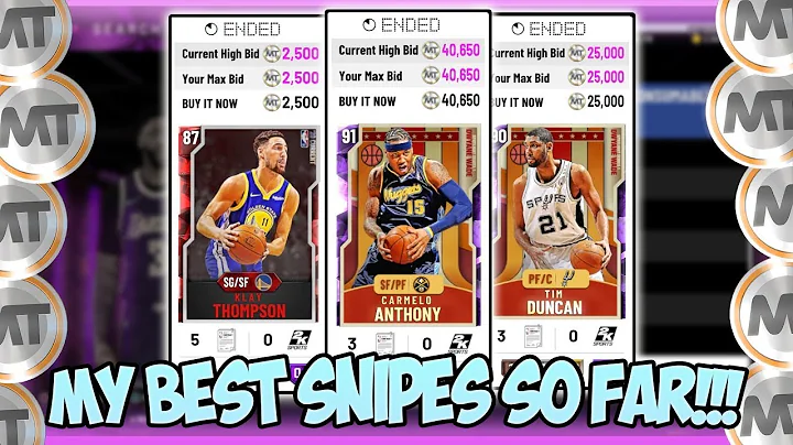 NBA2K20 - MY BEST SNIPES SO FAR - CRAZY AMY,RUBY S...
