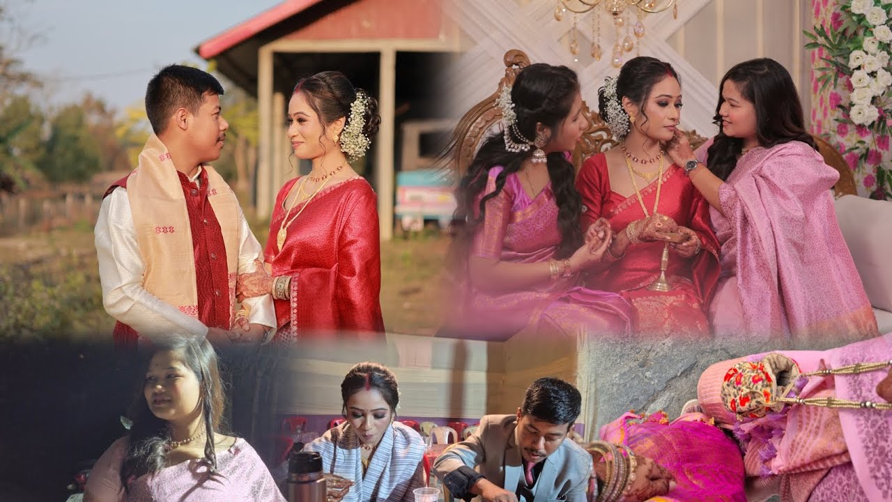 দৰা ঘৰৰ reception video👀🌈