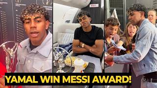 Lamine Yamal  Crazy Reaction After Win Laureus Young Sportsman Of The Year