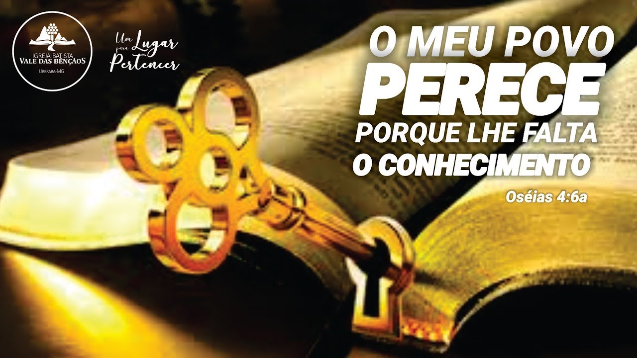 Versículo Meu Povo Perece Por Falta De Conhecimento - RETOEDU