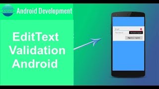 How to set the Error Message on Edit Text if it is Empty easy way for beginners YouTube
