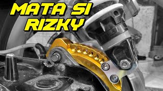 Cara memasang pangkon mundur di motor mio