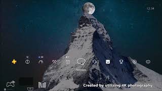 4K Stars over Matterhorn Dynamic Theme