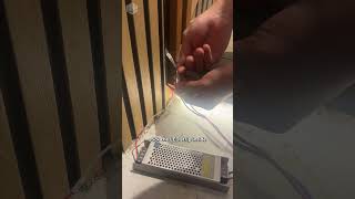How to Install LED Light Strips in Great Wall Panels #HomeDecor #RenovationTips #diy