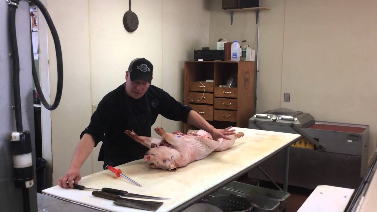 How To Butterfly A Hog Youtube