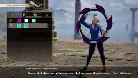 How to create Fujin from ff8 in Soul calibur 6