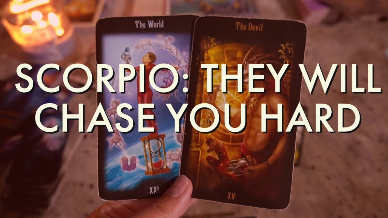 SCORPIO: YOU TOOK YOUR POWER BACK, NOW PREPARE TO BE CHASED HARD + TIME PREDICTION/FULL MOON (TAROT)