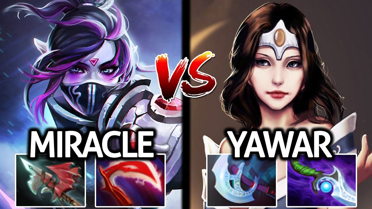 Miracle-Templar Assassin VS Yawar Mirana Epic Battle Mid Players 7.21 Dota 2 - YouTube