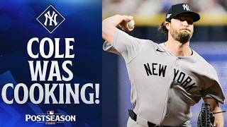 Gerrit Cole throws FIVE STRONG INNINGS in ALDS Game 1 for the Yankees! 🔥 | MLB Highlights screenshot 4