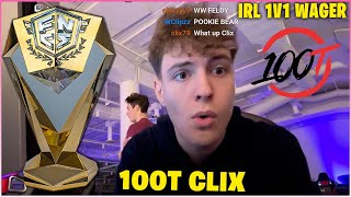 CLIX Goes Live In Copenhagen, LEAKS his ORG, & CHALLENGES BigBobbyAi (Pxlarized) to a 1v1 WAGER!