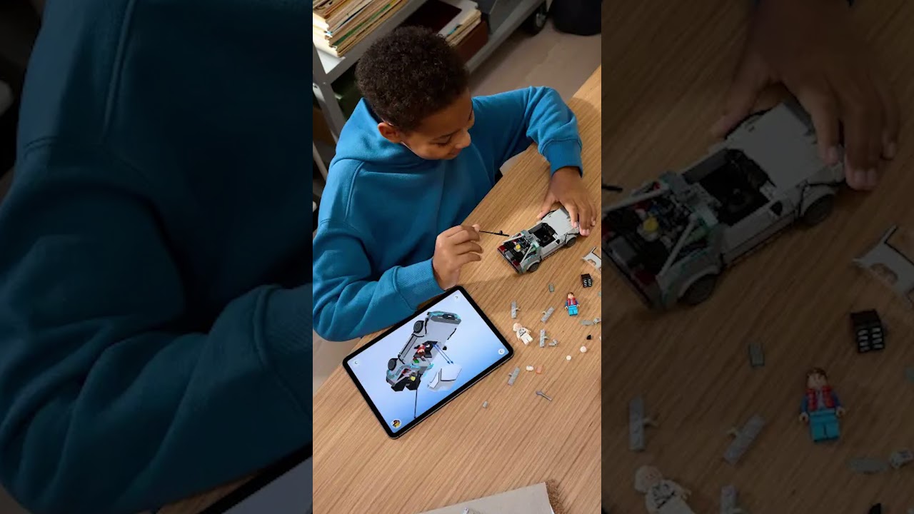 Машина времени LEGO из фильма «Назад в будущее» ⏱️🚗 | DeLorean Icon 