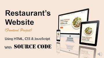 | Intro | Website van restaurant - HTML, CSS en JavaScript (volledig responsief) || Frontend-project