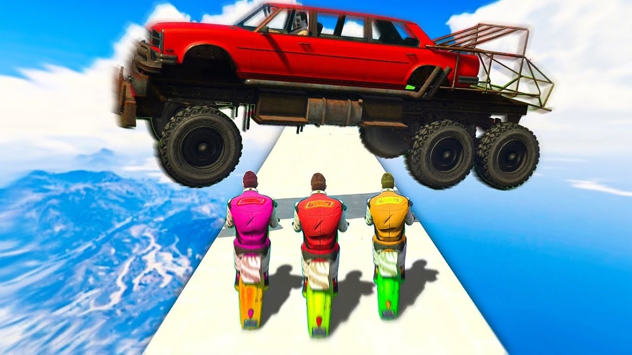 GTA V Online: LAMBRETA vs LIMOUSINE - a jogada de MESTRE!