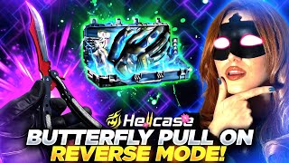 BUTTERFLY DROP IN REVERSED MODE ON HELLCASE ! !! HELLCASE PROMO CODE 2025 ! HELLCASE 2025