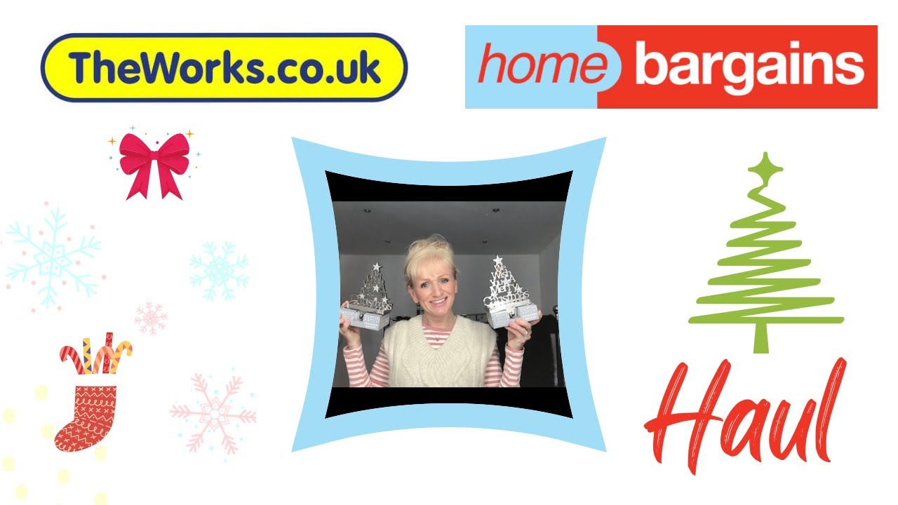 HOME BARGAINS THE WORKS CHRISTMAS POP UP SHOP Haul New In