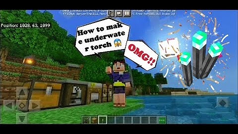 How to make a underwater torch|💥 easy tutorial 💥