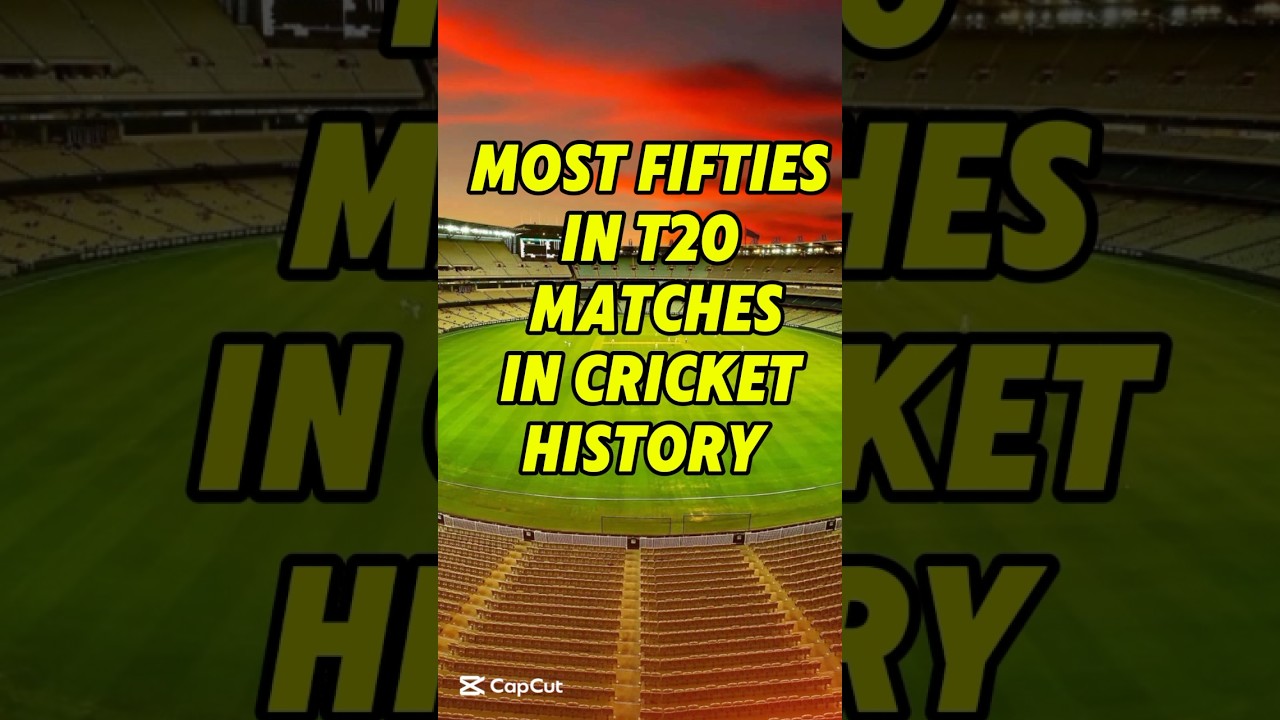 Most Fifties in T20 Cricket History