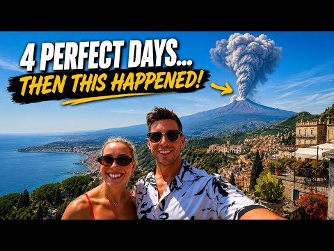 4 Perfect Days in Sicily 🇮🇹…Then The Volcano Erupted 🌋