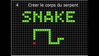[Pygame] Créer un jeu snake #04 Créer le corps du serpent