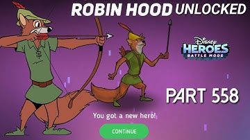 Disney Heroes Battle Mode ROBIN HOOD UNLOCKED PART 558 Gameplay Walkthrough - iOS / Android