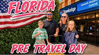 Our Florida Holiday Starts NOW! ✈️🇺🇸 Florida Pre-Travel Day | AirportTR Test & Gatwick Travelodge