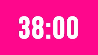 38 Minute Countdown Timer No Music With Alarm Clock At The End