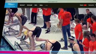 Elyse 100BR at Patriot League Champs FEB 2020