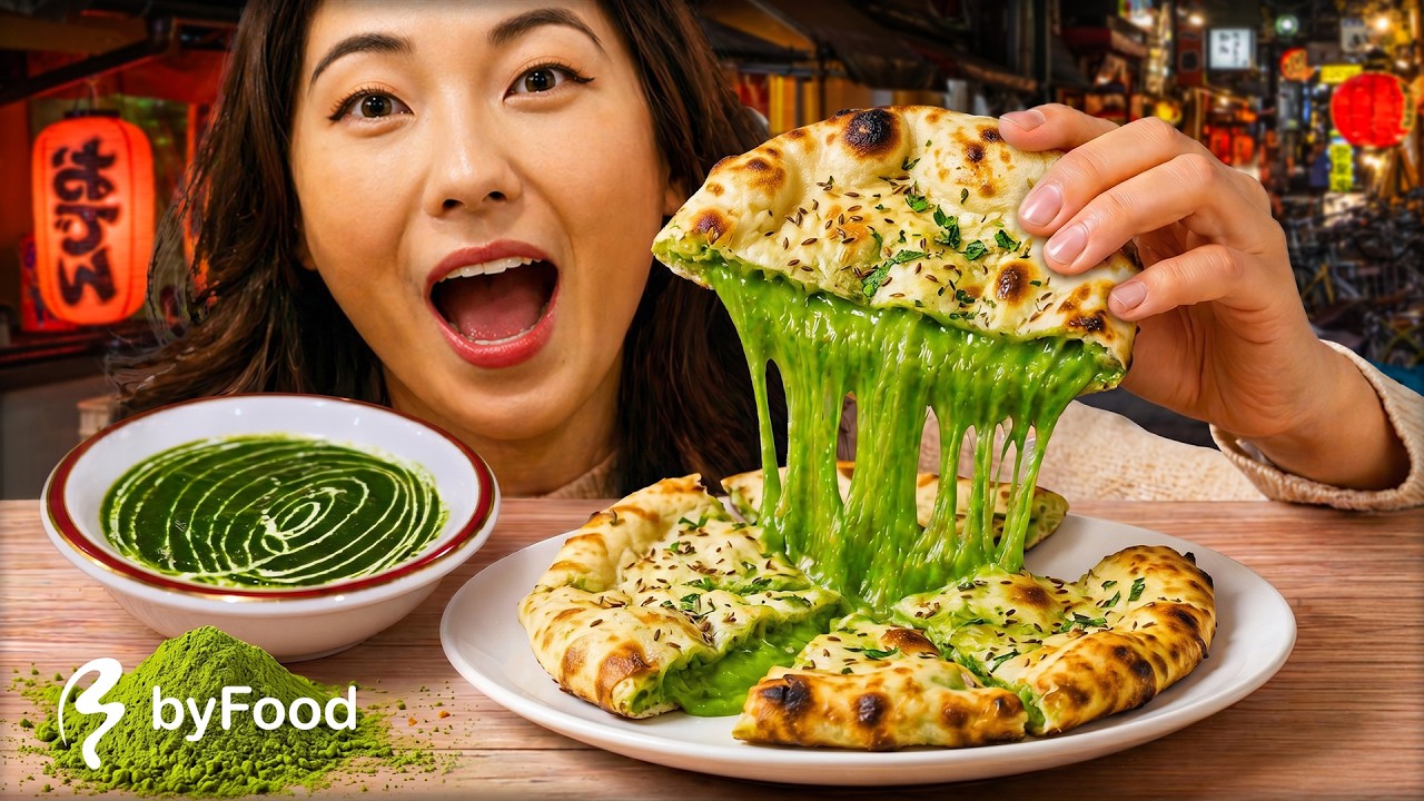 24 Hours of ‘Japanized’ Foods (Matcha Naan, Natto Rice?! 😨) | Japan byFood