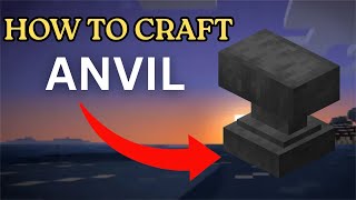 How To Craft an ANVIL In MINECRAFT (SURVIVAL)