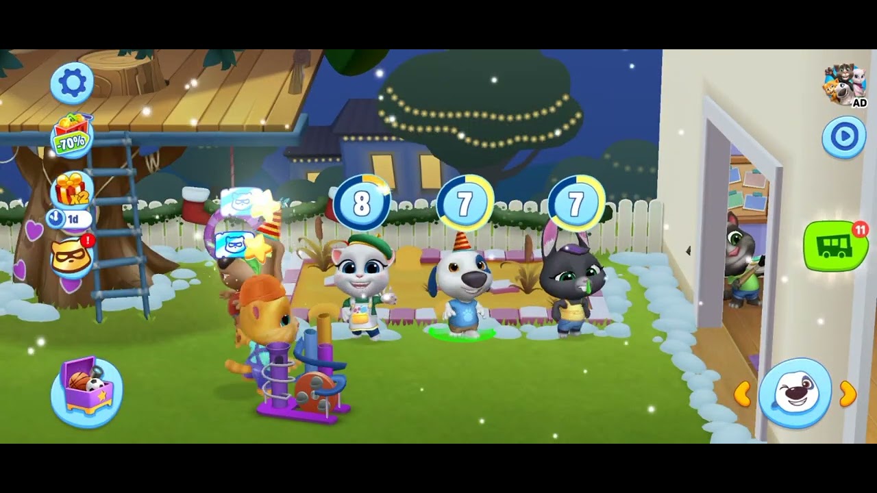 talking Tom friends forever gameplay catvideos funny 