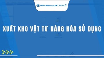 Xuất kho vật tư hàng hóa sử dụng | MISA MIMOSA.NET