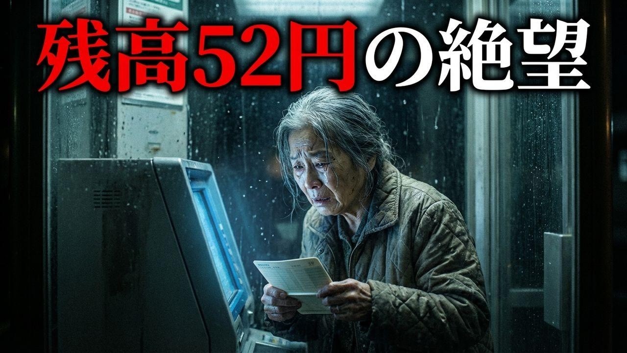 月18万で安心のはずが…残高52円の衝撃。78歳女性を襲った老後破産の地獄