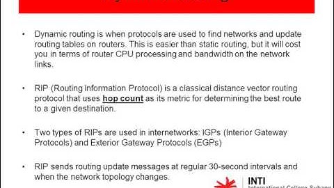 Routing Information Protocol (RIP)