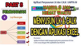 PART 8- DISCUSSION (CALK BALANCE SHEET and LPE)|| HOW TO CREATE FINANCIAL REPORTS WITH THE CALK E...
