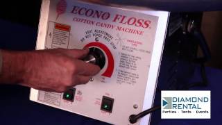 Diamond Rental -- Cotton Candy Machine Operation