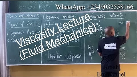 Fluid Mechanics Intro Part 3: Viscosity and Newton