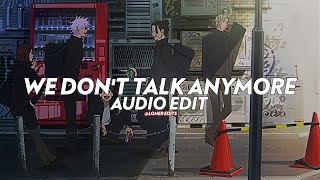 We Don't Talk Anymore (Instrumental) - Charlie Puth [edit audio]