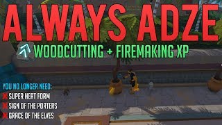 Training Woodcutting & Firemaking at the same time | Always Adze Relic