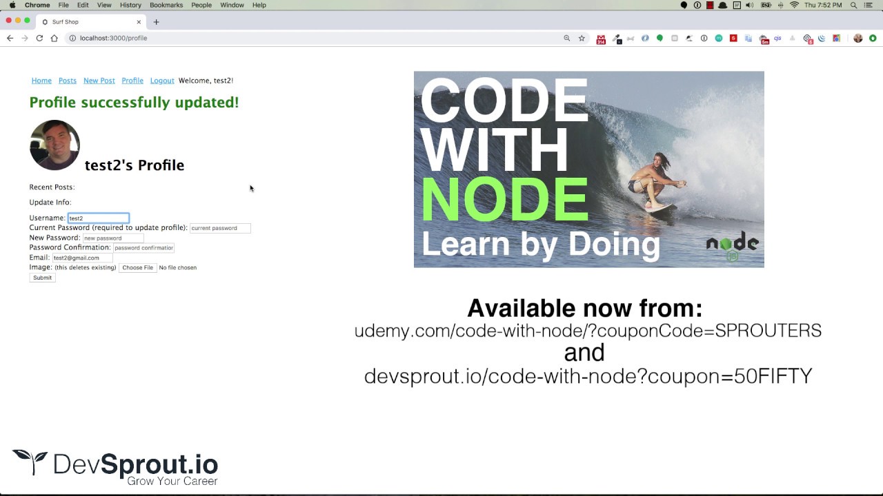 Profile Image Feature Demo & Challenge