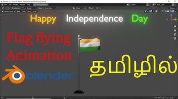 How to make flag flying animation in blender