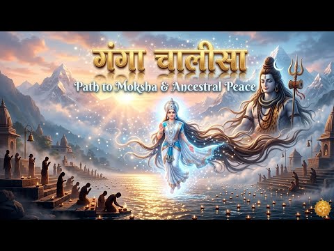 Shree Ganga Chalisa 🌊🕉️ | Path to Moksha & Ancestral Peace 🔱✨