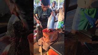 Big Skipjack Tuna Cutting Skill | Tuna Cutting One Minute | world Fast Fish Cuttingman  fishcutting