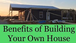 Pole Barn House Build || Benefits of Building It YOURSELF