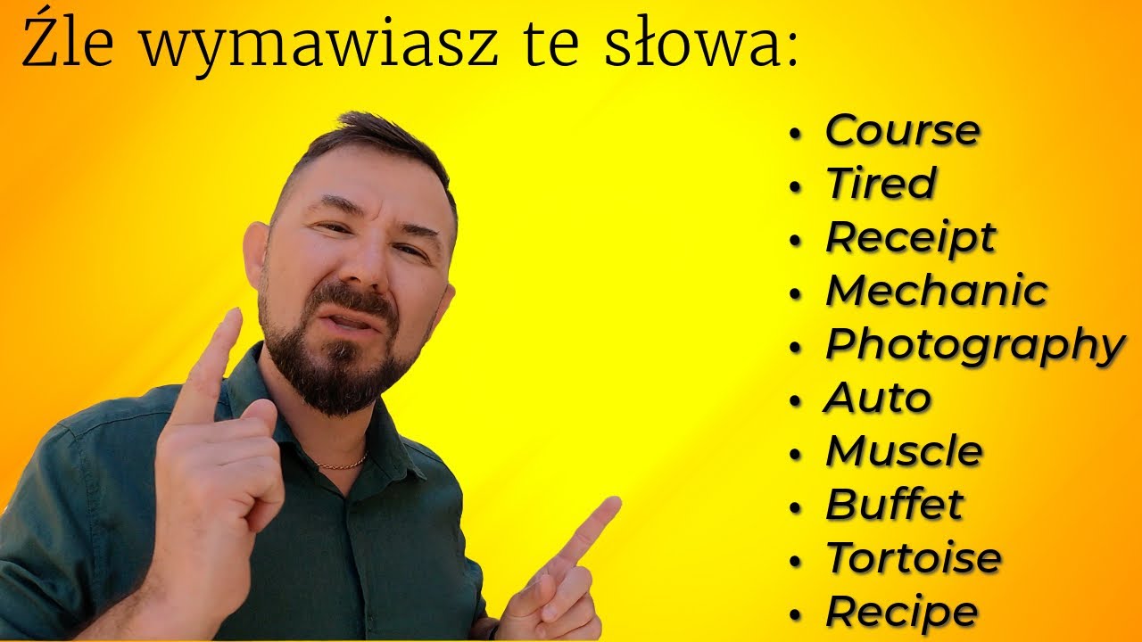 Źle Wymawiasz te Słowa - Szybka Lekcja Angielskiego