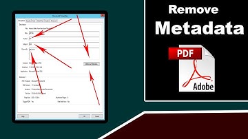 How to Remove Metadata from PDF with Adobe Acrobat Pro 2020