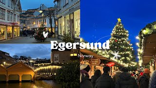 CHRISTMAS MARKET IN EGERSUND, NORWAY