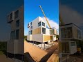 Luxury Modular House Construction Timelapse | Empty Land to Dream Home in Minutes