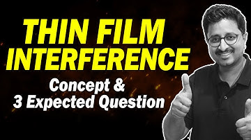 Thin Film Interference - Concept & 3 Expected Questions | JEE Main & Advanced | Eduniti